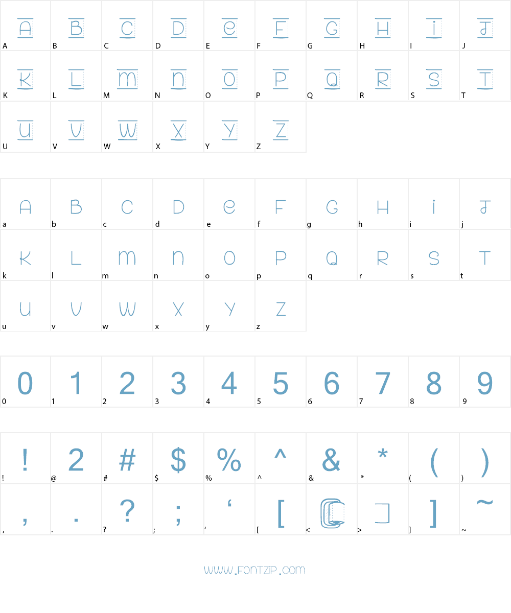 <PAPER FOR YOUR ASS> Font Character